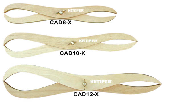 CAD8-12-10 inch Wooden Caliper Double Ended